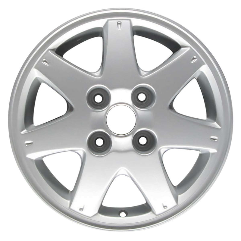 2006 mitsubishi lancer wheel 15 silver aluminum 4 lug w65795s 3