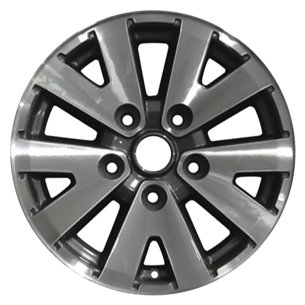 2009 mitsubishi raider wheel 16 machined charcoal aluminum 5 lug w65815mc 4