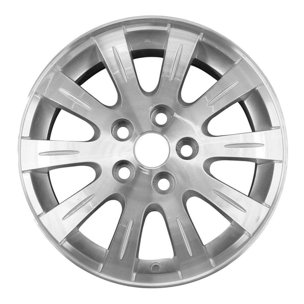 2009 mitsubishi galant wheel 16 machined silver aluminum 5 lug rw65822ms 4