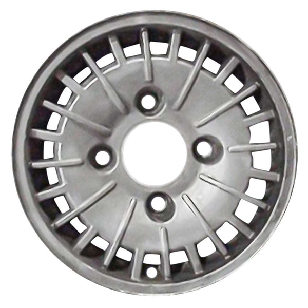 1980 peugeot 505 wheel 14 silver aluminum 4 lug w66642s 1