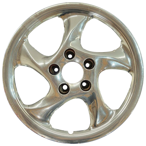 2001 porsche 911 wheel 18 polished aluminum 5 lug w67255p 3