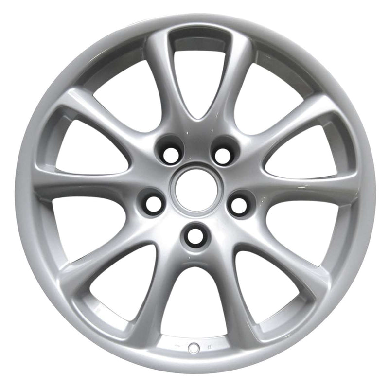 2004 porsche 911 wheel 18 silver aluminum 5 lug w67283s 1