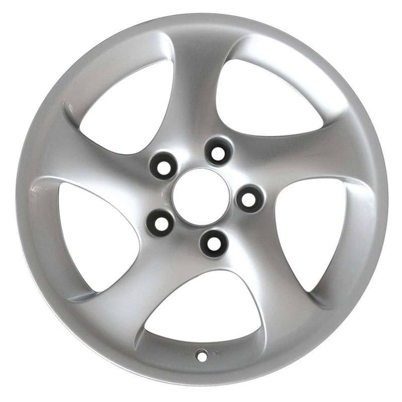 2004 porsche boxster wheel 18 silver aluminum 5 lug w67292s 2