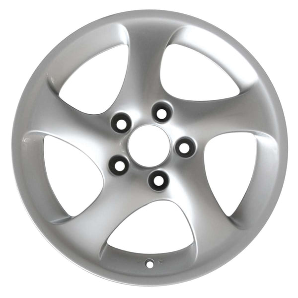 2003 porsche boxster wheel 18 silver aluminum 5 lug w67292s 1