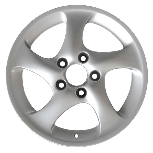 2003 porsche boxster wheel 18 silver aluminum 5 lug w67296s 1