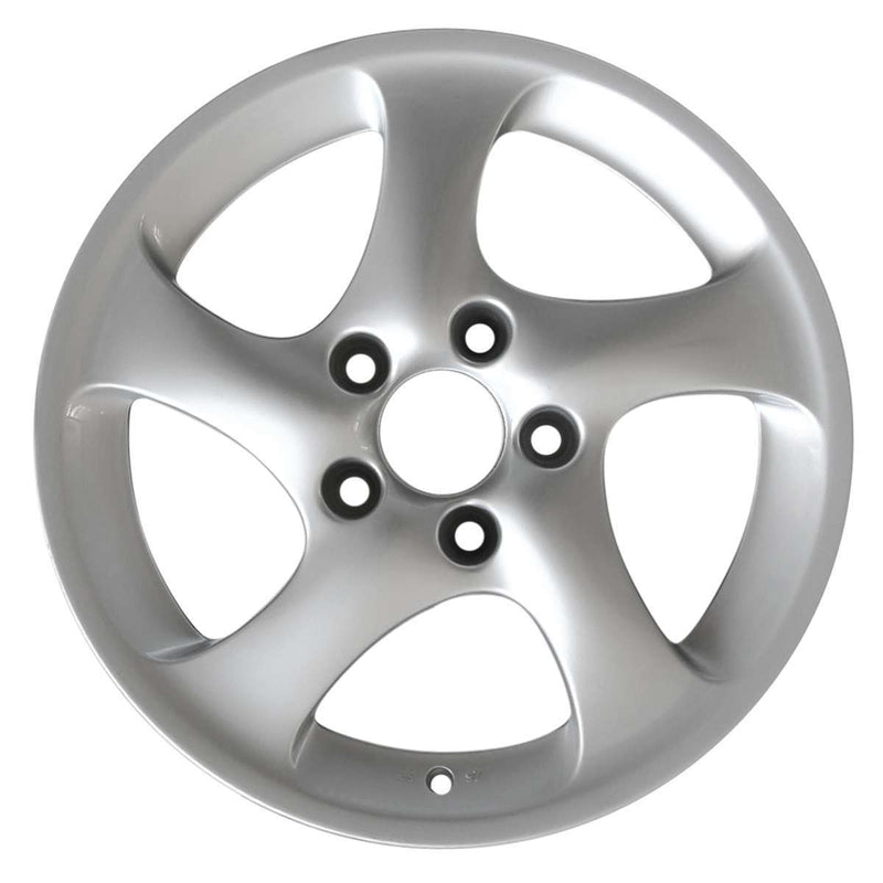 2004 porsche boxster wheel 18 silver aluminum 5 lug w67296s 2