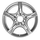 2011 porsche cayman wheel 18 silver aluminum 5 lug w67375s 7