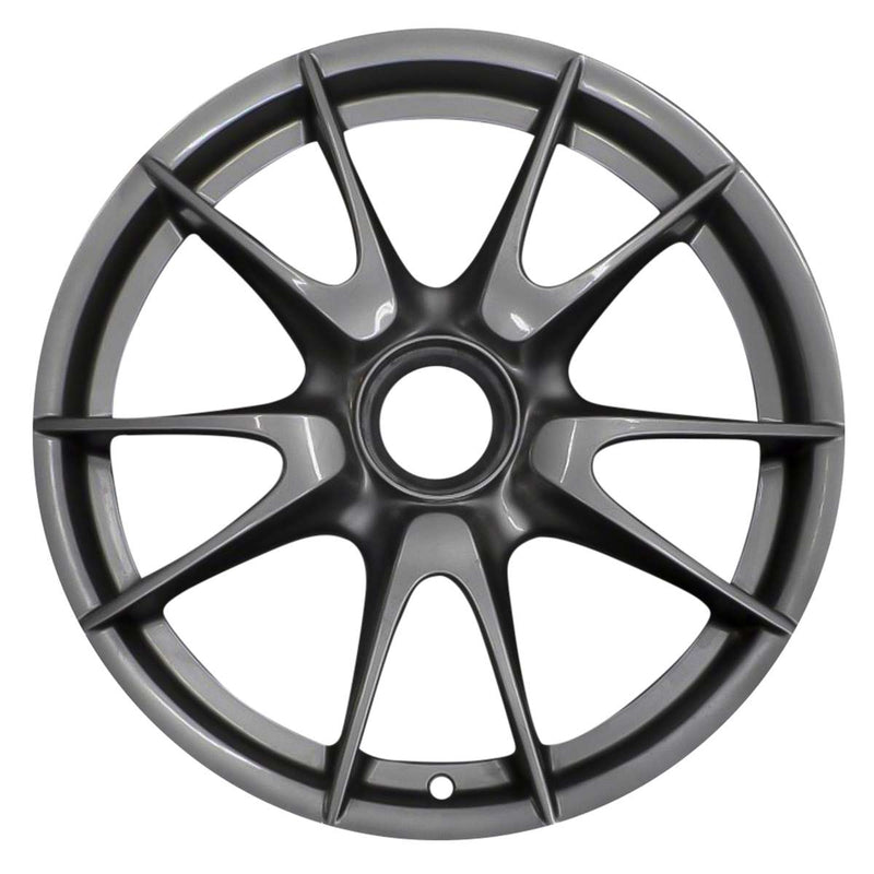 2012 porsche 911 wheel 19 charcoal aluminum 5 lug w67394c 3