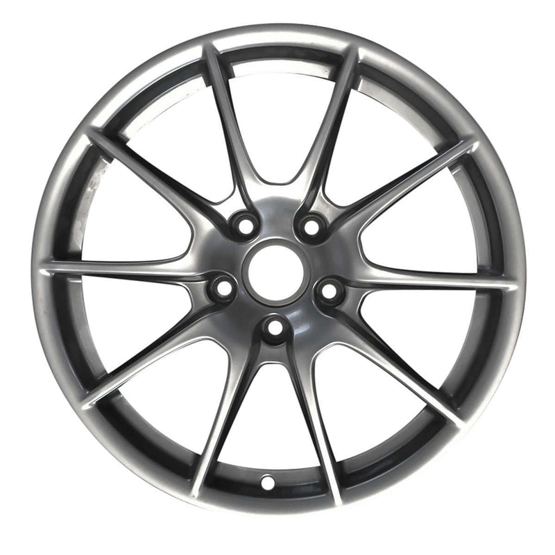 2012 porsche cayman wheel 19 hyper aluminum 5 lug w67399h 4