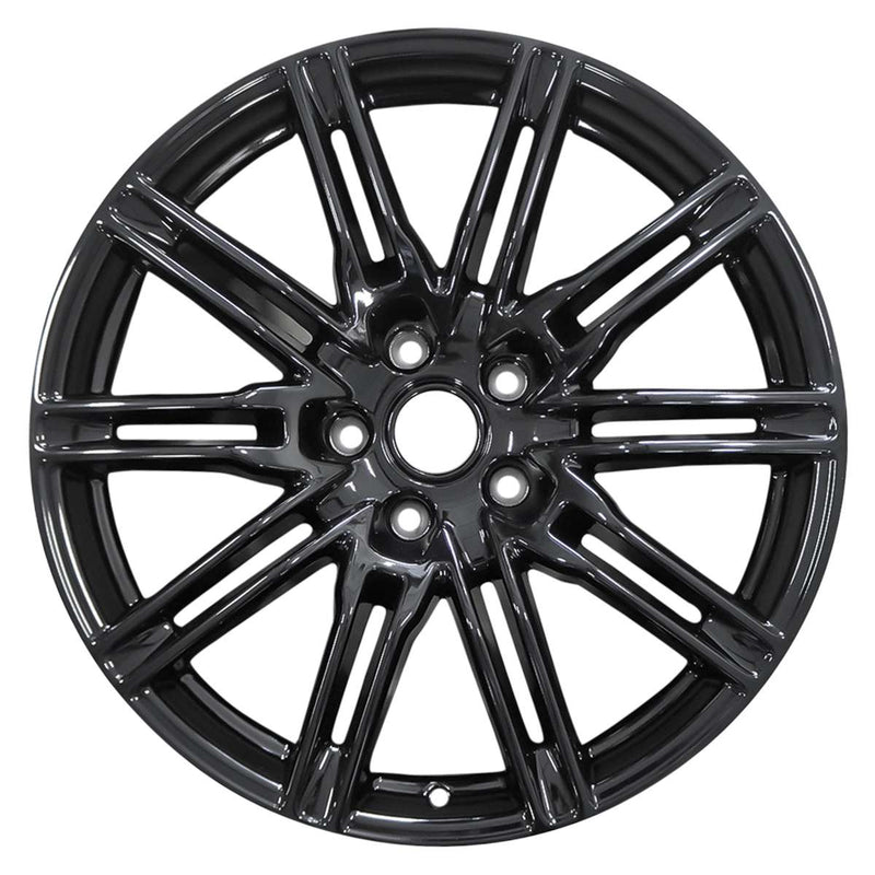 2011 porsche cayenne wheel 21 black aluminum 5 lug w67408b 1