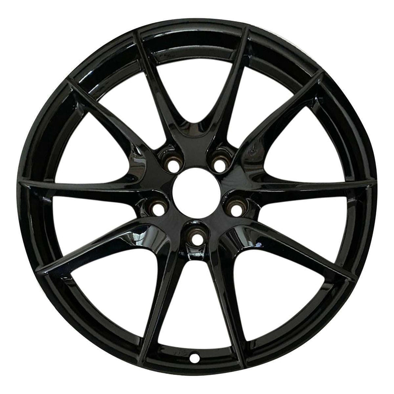 2013 porsche boxster wheel 20 black with machined lip aluminum 5 lug w67431bml 5