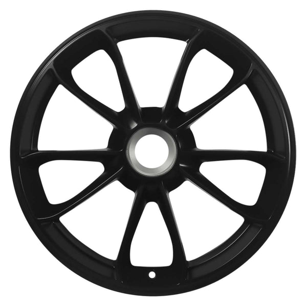 2015 porsche 911 wheel 20 black aluminum 5 lug w67453b 2