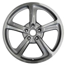 2016 porsche 911 wheel 20 machined silver aluminum 5 lug w67455ms 5