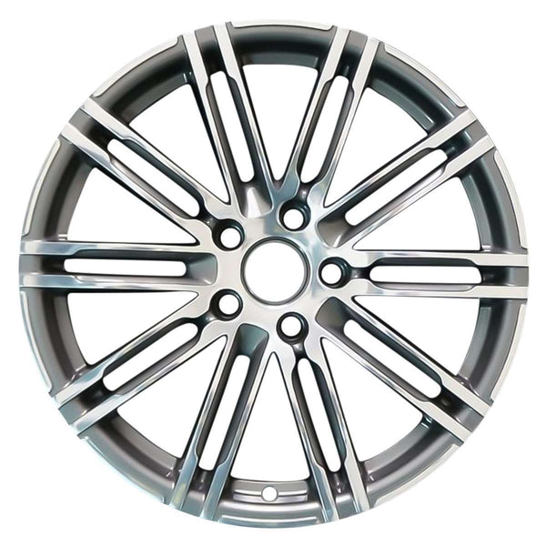 2014 porsche 911 wheel 20 machined charcoal aluminum 5 lug w67459mc 1