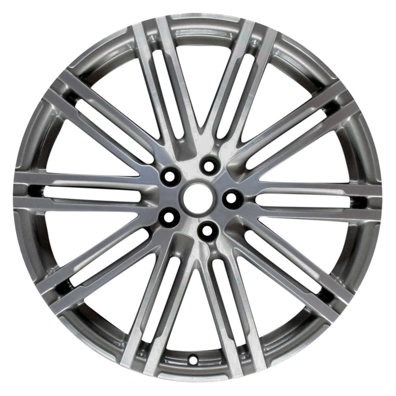 2018 porsche macan wheel 21 machined charcoal aluminum 5 lug w67469mc 5