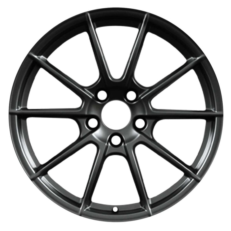 2016 porsche cayman wheel 20 black aluminum 5 lug w67479b 1