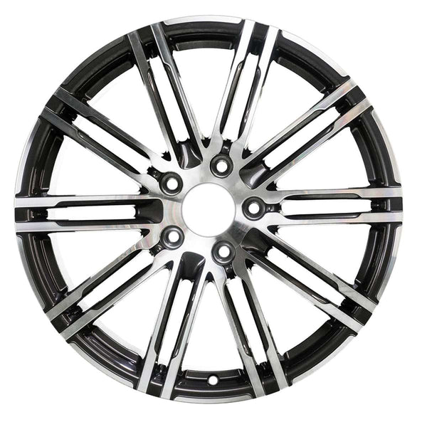 2014 porsche panamera wheel 20 machined charcoal aluminum 5 lug w67490mc 5