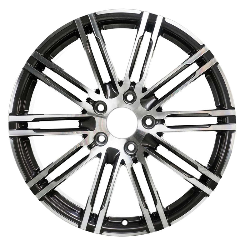 2010 porsche panamera wheel 20 machined charcoal aluminum 5 lug w67490mc 1