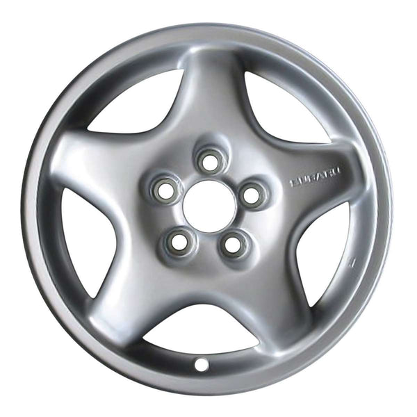 1994 subaru legacy wheel 15 silver aluminum 5 lug w68686s 1