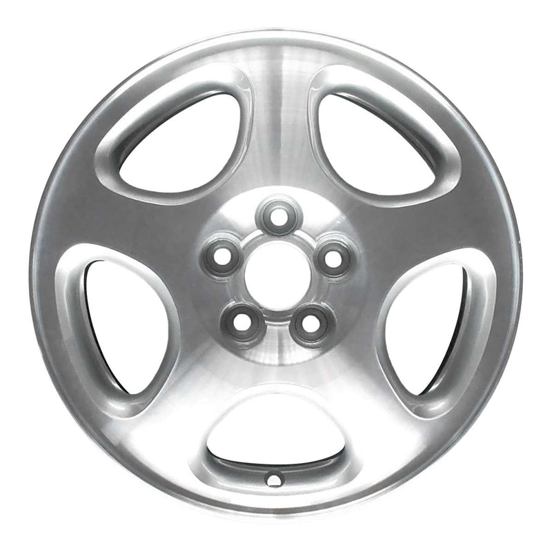 1996 subaru legacy wheel 15 machined silver aluminum 5 lug w68702ms 2