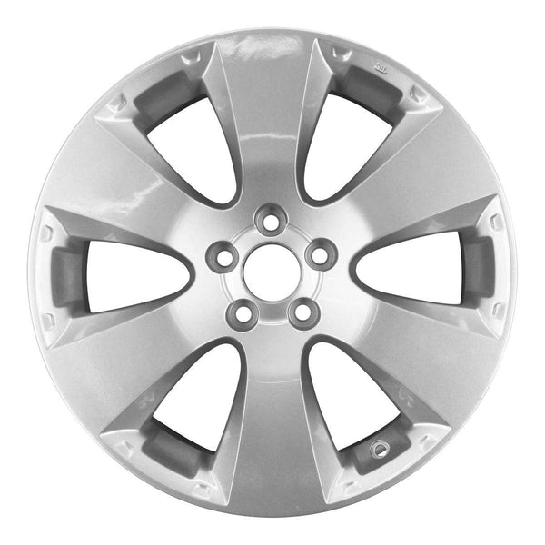 2012 subaru legacy wheel 17 silver aluminum 5 lug rw68787s 5