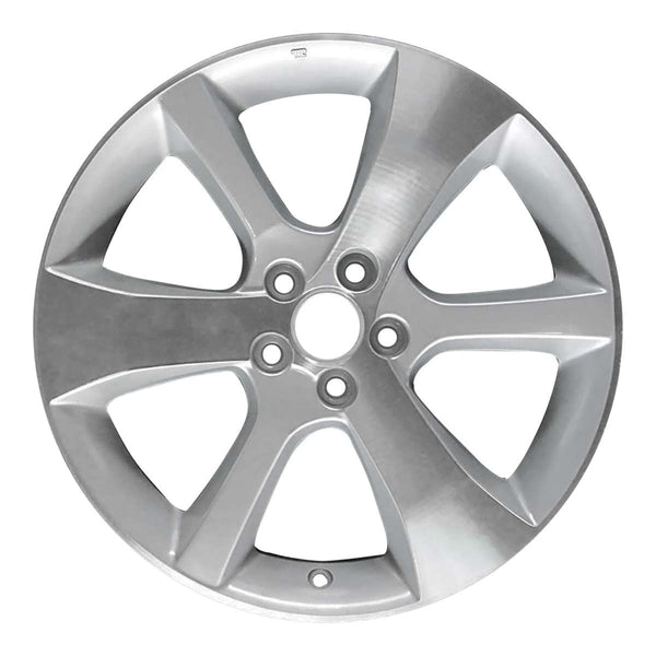 2013 subaru legacy wheel 17 machined silver aluminum 5 lug rw68807ms 1