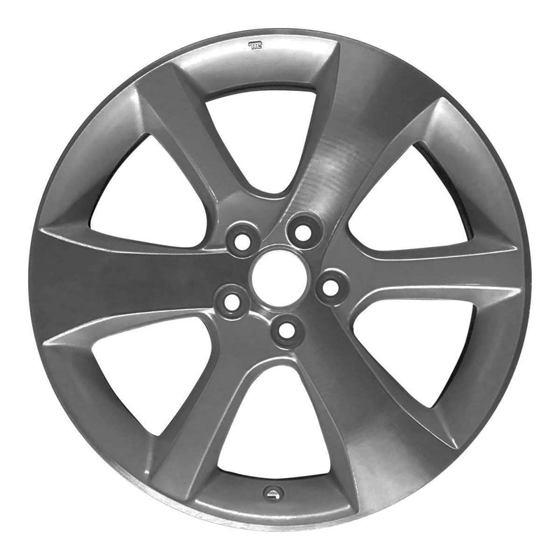 2014 subaru outback wheel 17 machined charcoal aluminum 6 lug rw68807mc 3