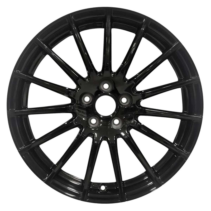 2016 subaru brz wheel 17 black aluminum 5 lug w68827b 2