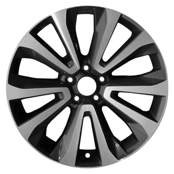 2016 subaru forester wheel 18 machined charcoal aluminum 5 lug w68840mc 1