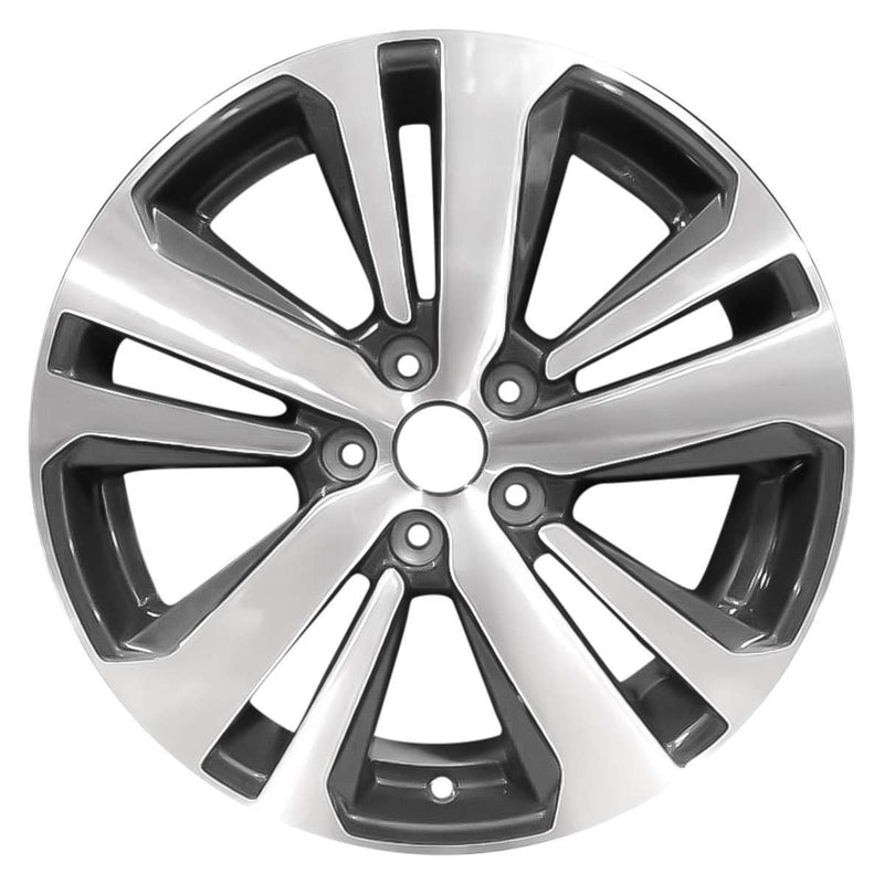 2018 subaru outback wheel 18 machined charcoal aluminum 5 lug w68861mc 3