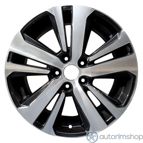 2019 subaru outback wheel 18 machined black aluminum 5 lug w68861mb 1