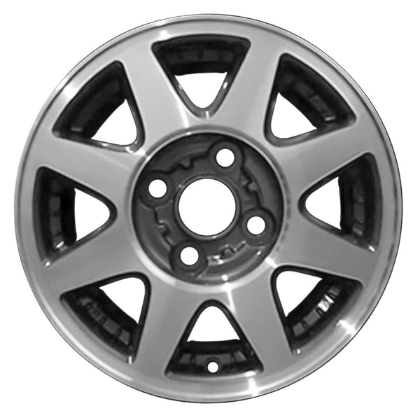 1988 toyota celica wheel 13 machined charcoal aluminum 4 lug w69151mc 3