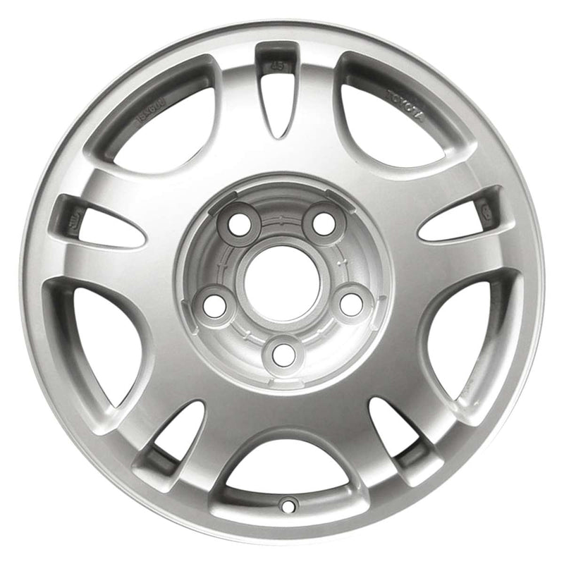 1992 toyota camry wheel 15 silver aluminum 5 lug w69297s 1