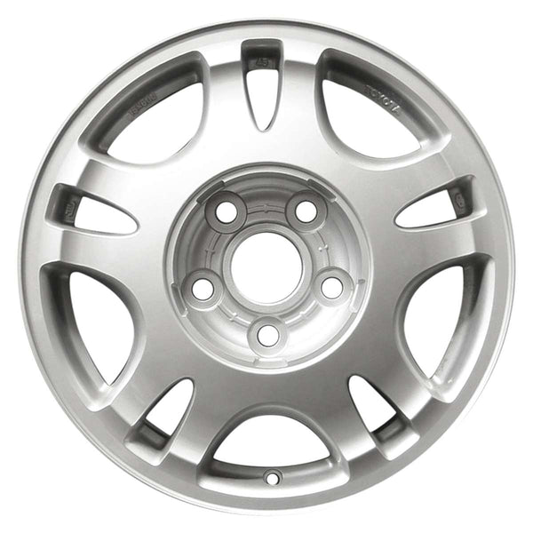 1996 toyota camry wheel 15 silver aluminum 5 lug w69297s 5