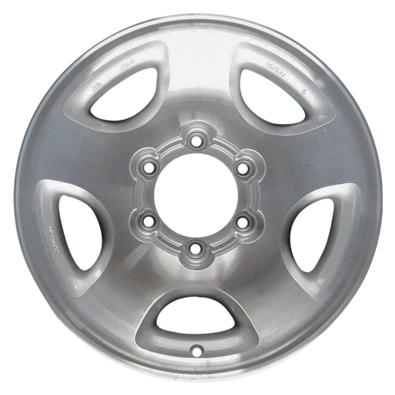 1997 toyota land wheel 16 machined silver aluminum 6 lug w69314ms 5