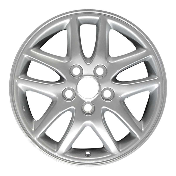 2001 toyota camry wheel 16 silver aluminum 5 lug w69384s 2