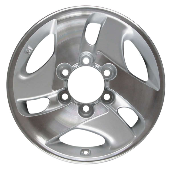 2006 toyota tundra wheel 16 machined silver aluminum 6 lug w69408ms 2