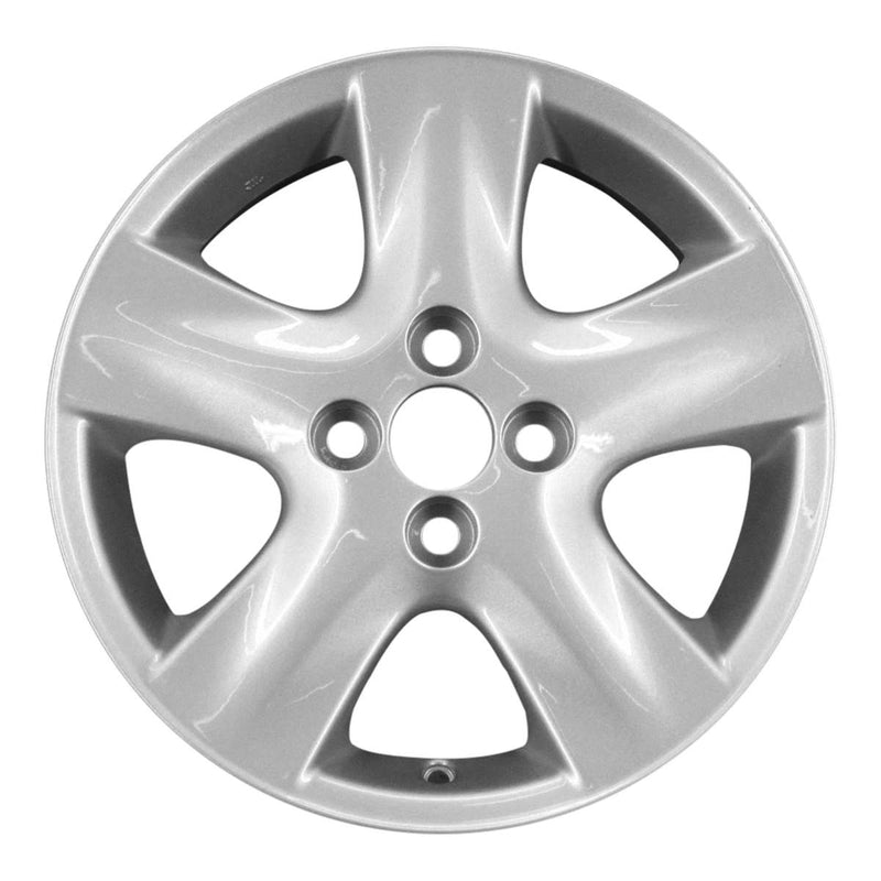 2006 toyota yaris wheel 15 silver aluminum 4 lug rw69501s 1