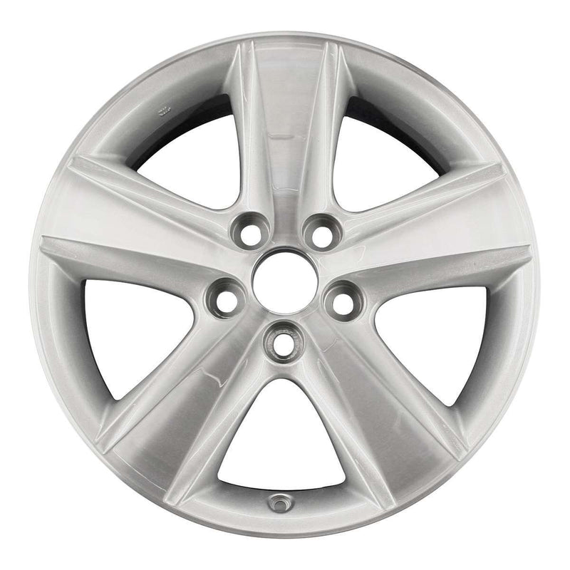 2010 toyota camry wheel 17 machined silver aluminum 5 lug rw69566ms 1