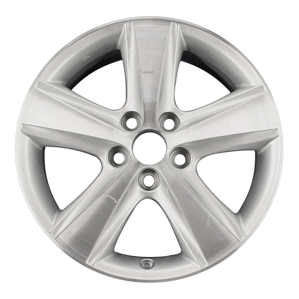 2011 toyota camry wheel 17 machined silver aluminum 5 lug rw69566ms 2