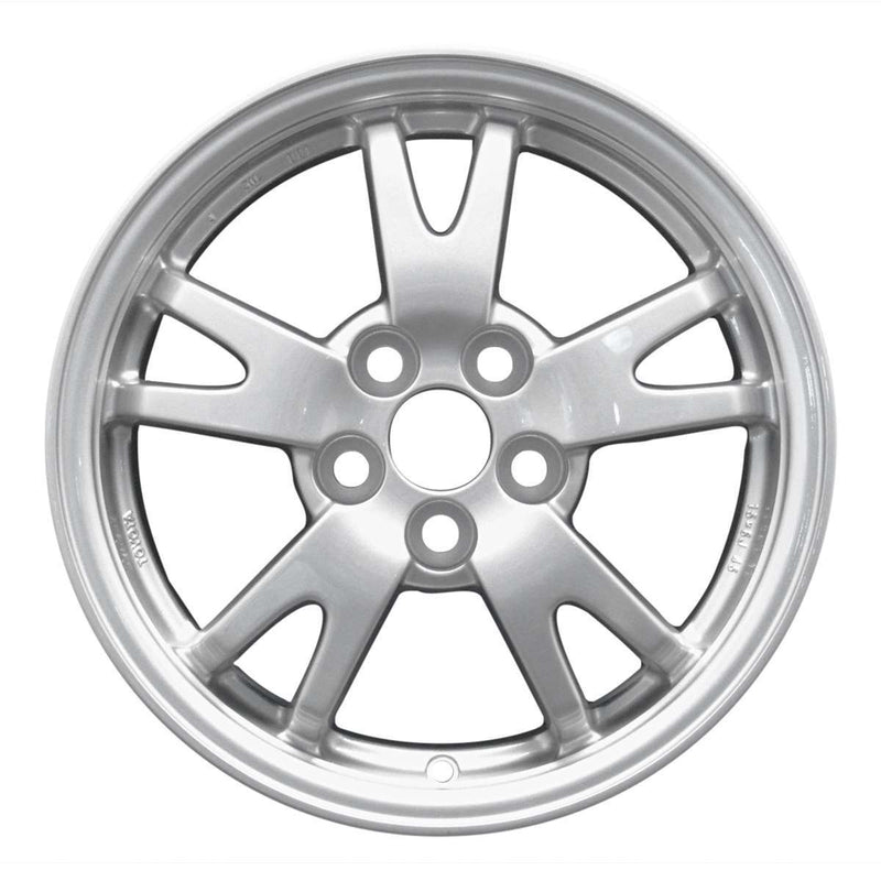 2012 toyota prius wheel 15 silver aluminum 5 lug rw69567s 3