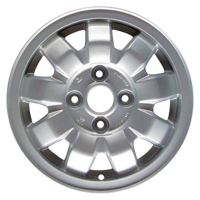 1990 audi fox wheel 13 machined silver aluminum 4 lug w69634ms 2