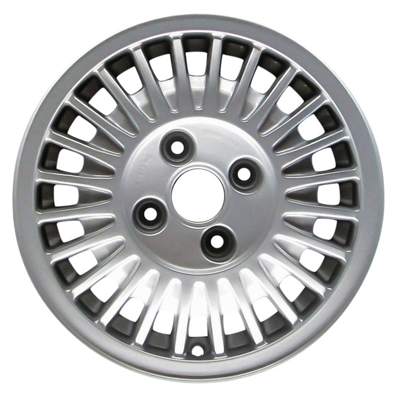 1981 volkswagen jetta wheel 13 silver aluminum 4 lug w69635s 6