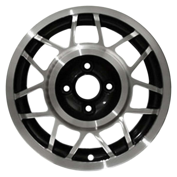 1983 volkswagen jetta wheel 14 black aluminum 4 lug w69637b 11