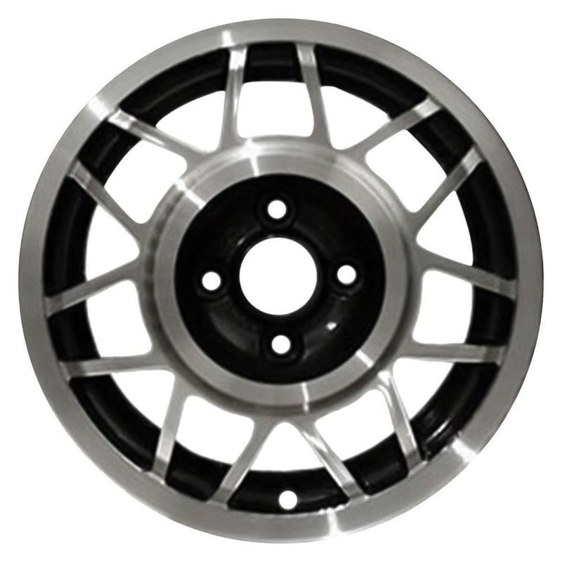 1983 volkswagen jetta wheel 14 black aluminum 4 lug w69637b 11