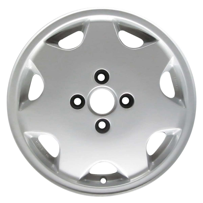 1987 volkswagen scirocco wheel 14 silver aluminum 4 lug w69668s 14