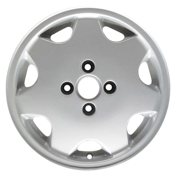 1991 volkswagen passat wheel 14 silver aluminum 4 lug w69668s 2