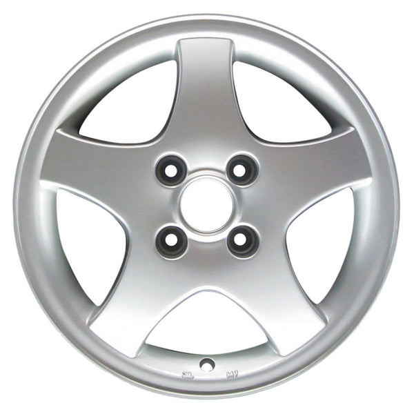 1996 volkswagen jetta wheel 14 silver aluminum 4 lug w69715s 10