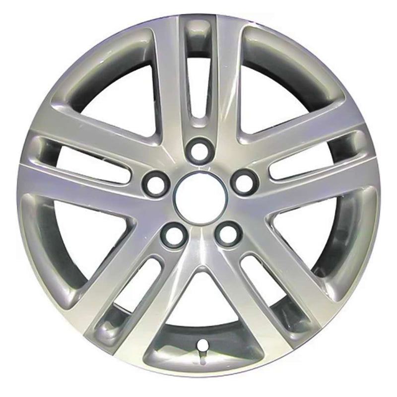 2007 volkswagen jetta wheel 16 machined silver aluminum 5 lug rw69812ms 3