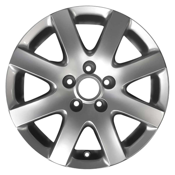 2007 volkswagen passat wheel 16 silver aluminum 5 lug w69825s 2